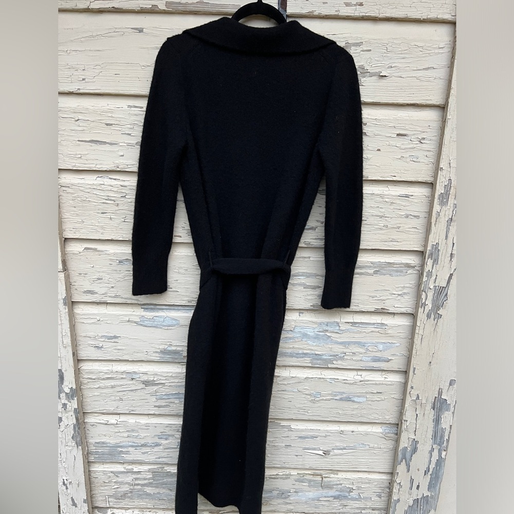 Banana Republic Career Office Luxury Wool Blend Johnny-Collar Sweater Midi Dress - Picture 9 of 11